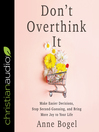 Cover image for Don't Overthink It
